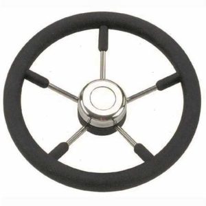 Volante a 5 razze nero