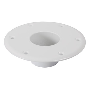 Base inferiore in alluminio bianco per tavolino