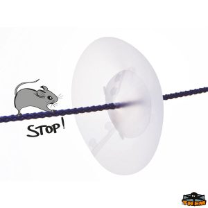 Dispositivo anti-ratto contro i topi