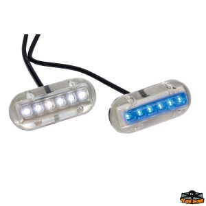 Luce subacquea a 6 led luce blu