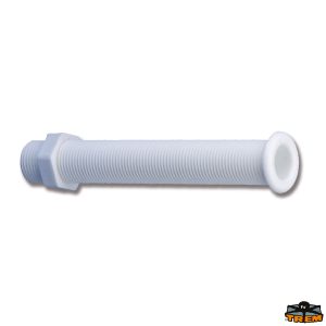 Scarico a mare colore bianco lung. 205 mm