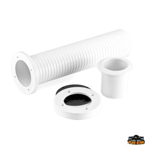 Scarico a mare colore bianco lung. 65/215 mm