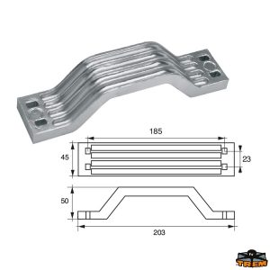 Anodo trim non originale SELVA YAMAHA 6G5-45251-02 in zinco