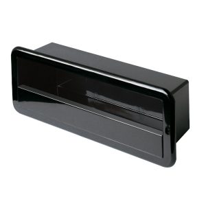 Nicchia portaoggetti nera+ tasca laterale 42 x 17 cm Profondità 110mm