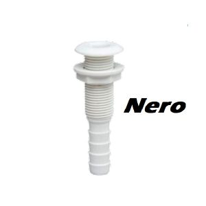 Scarico a mare / boccola / passa scafo con ghiera diam int 18 mm