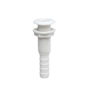 Scarico a mare / boccola / passa scafo con ghiera diam int 18 mm