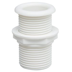 Scarico a mare / boccola / passa scafo con ghiera diam int 40 mm