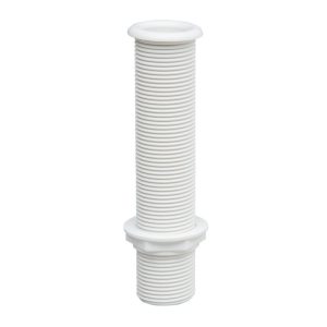 Boccola di scarico a mare h 155 mm diam 25 bianco