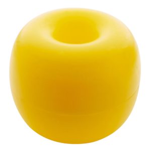 Boa galleggiante con foro passante per corsia campo boe diam 17 giallo