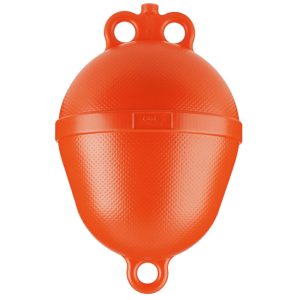Gavitello 10 lt boa a pera per ormeggio colore arancio rosso