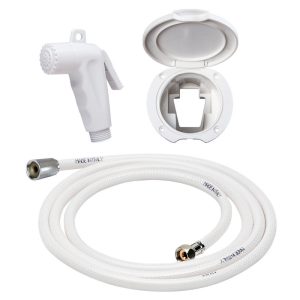 Kit doccia : manichetta + tubo 5 mt + porta doccetta