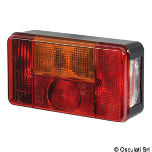 fanale posteriore sinistro (SX) a 5 funzioni con 4 lampadine