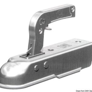Gancio traino quadro 50 mm max 750 kg