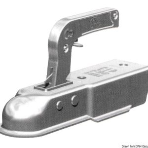 Gancio traino quadro 60 mm max 750 kg
