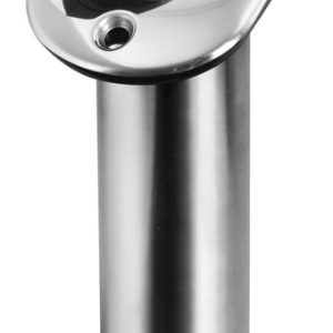 Portacanne incasso inox 42 mm 75°
