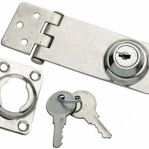 Chiusura a ribalta in Acciaio Inox con serratura e chiavi