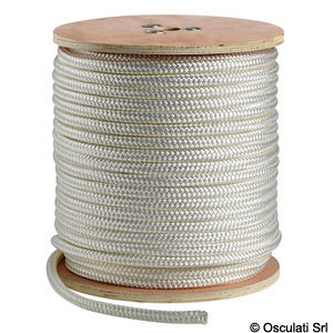 1 Metro Treccia doppia bianca mm. 6