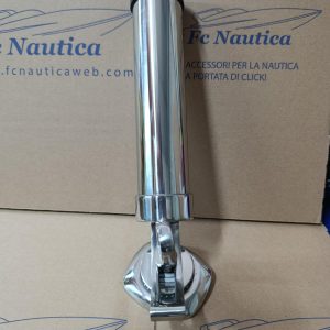 Portacanna da incasso orientabile in acciaio inox AISI 316