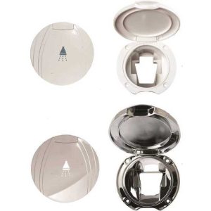 Box Plastica Doccetta Universale Cromata