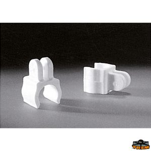Attacco / supporto per corrimano / tubo in nylon