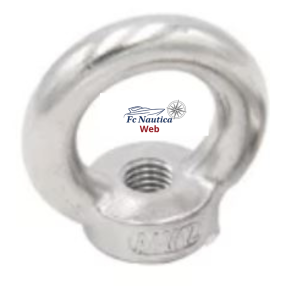 Golfare femmina mm 8 acciaio inox 316 aisi