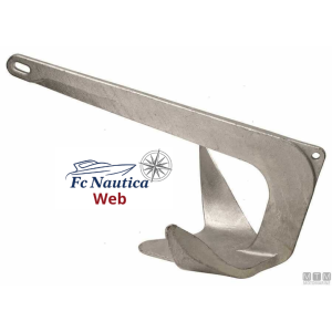 Ancora Bruce 3‑Wing in acciaio zincato 7,5 kg