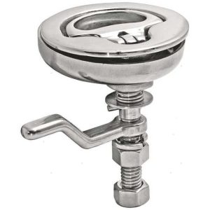 Alzapagliolo acciaio inox Ø foro 50 mm