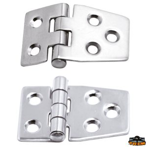 Cerniera inox A libretto AISI 316 60×40 mm (5 fori)