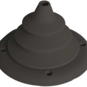 Cuffia passaparatia M nera Ø102 mm