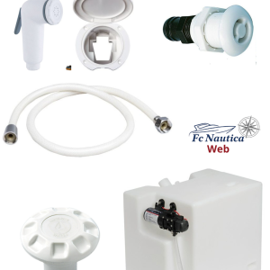 Kit doccetta completo con serbatoio 32 L tubo 2,5 MT