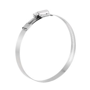 Fascetta in acciaio inox AISI 316 Ø 84–108 mm per nautica