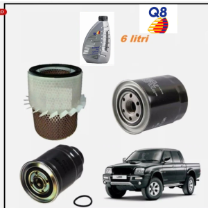 Kit tagliando completo per Mitsubishi L200 2.5 TD motore 4D56