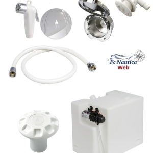 Kit doccetta completo con serbatoio 48 L tubo 4 mT