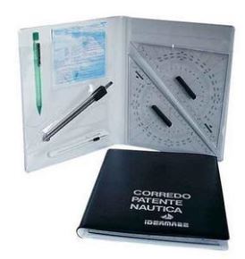 Set carteggio nautico piccolo completo di accessori