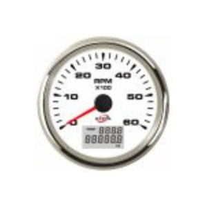 Contagiri ECMS bianco con scala fino a 6000 RPM