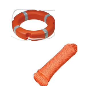 Kit salvagente anulare più sagola 30 mt